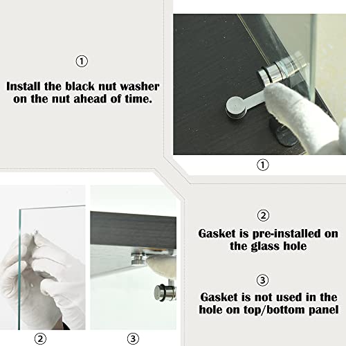 nifoti 4-Tier Floor Standing Glass Display Cabinet with Lockable Door for Collectibles and Trophies nifoti