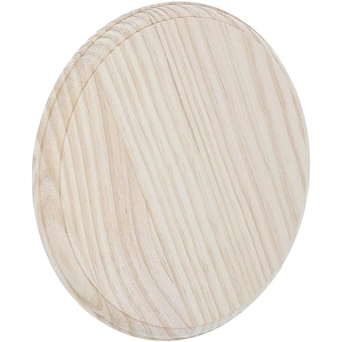 Bright Creations Unfinished Wood Round Plaques for DIY Crafts (2 Pack), 8 Inches Bright Creations
