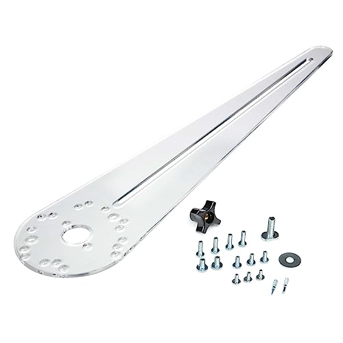 POWERTEC 71637 Universal Pro Router Circle Cutting Jig, Cutting Range of 10” to 53” POWERTEC