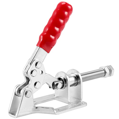 MUKCHAP 6 PCS Push Pull Toggle Clamp, GH-302-FM Adjustable Quick Release Woodworking Toggle Clamp Hand Tool, 300 lbs Holding Capacity MUKCHAP