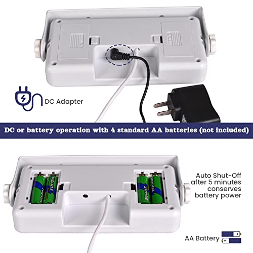 ScaleBelly Professional Physician Scale, 440 lb Home Gym Office Medical Floor Scale, High Capacity Scale for Wrestler Powerlifters ScaleBelly