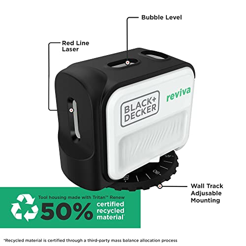 BLACK + DECKER REVIVA LINE LASER LEVEL (REVBDLL100) BLACK+DECKER