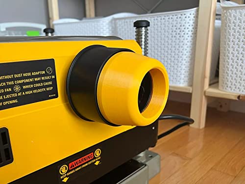 2 1/2 Hose Adapter Compatible with Dewalt DW735 & DW735x Planer - Made in USA! ToolCurve
