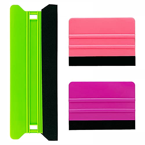 Umaki 8.3inch Large Vinyl Wrapping Felt Squeegee with 4inch Vinyl Squeegee Applicator for Fastly Installing Vehicle Tinting Film Graphic or Umaki