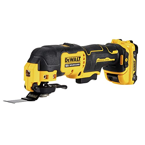 DEWALT XTREME 12V MAX Brushless Cordless Oscillating Tool Kit (DCS353G1) , Yellow DEWALT