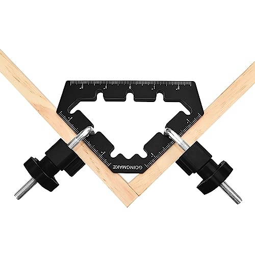 GOINGMAKE Corner Clamps for Woodworking Tools 45 and 90 Degree Clamps Aluminum Alloy Positioning Squares Right Angle Clamps Clamping Squares for goingmake