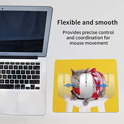 30 pcs Mouse Pad Sublimation Blanks for Heat Press Printing, Rubber Crafts Sublimation Blank Mousepad White 24x20x0.2cm OKBA