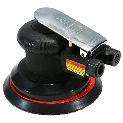 Professional Heavy Duty 5" Dual Action Random Orbit Air Sander, Orbital Pneumatic Palm Sander -Composite Design, Low Vibration BPJOWVIL