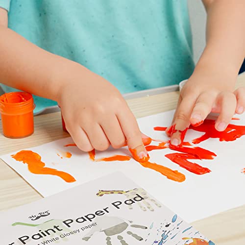 Mr. Pen- Finger Paint Paper, 11 x 14 inches, 22 Sheets, Paint Paper for Kids, Art Paper for Kids, Kids Paint Paper, Paper for Painting Kids, Finger Mr. Pen