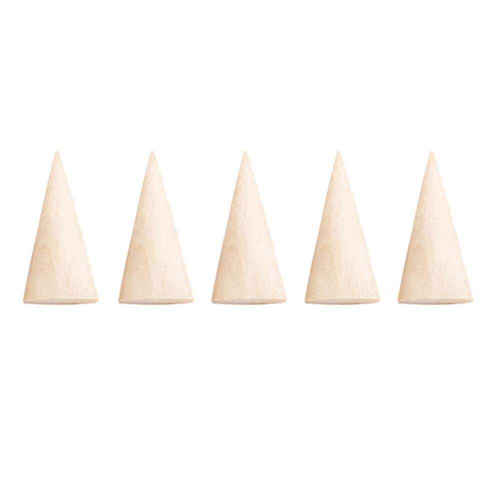 ARTIBETTER 10pcs Foam Cones for Crafts DIY Craft Cone Cone Unfinished Cone Ring Holder Handmade Rings Rack Ring Display Cone Wedding Ring Stand Cone ARTIBETTER