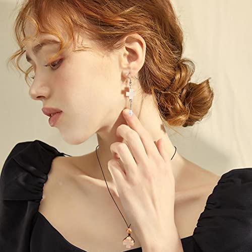 NBEADS 100 Pcs Wooden Cross Pendants, Unfinished Wood Cross Charms Natural Wood Cross Beads for Easter Party DIY Crafts Bracelet Necklace Jewelry NBEADS