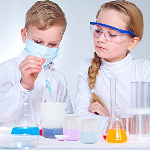 Silicone Resin Measuring Cups Tool Kit, Non-Stick Silicone Cups for Epoxy Resin, Reusable 250&100ml Silicone Mixing Cups with Stir Sticks, Pipettes, YITIAOXIAOYU