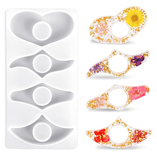 Silicone Resin Mold for Thumb Book Page Holder,Reusable Bookmark Mold Handmade Thumb Bookmark Casting Mold Silicone Mould for DIY Reading Accessory Sliverdew