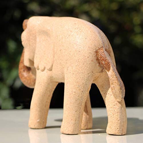 EXCEART Painting Wooden Elephant Figurine Unfinished Wood Elephant Toy Paintable Animal Crafts Developmental Toy DIY Arts Crafts Supplies for Kids EXCEART