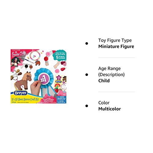 Breyer Horses All About Horse Craft Set | 5 Project Set | Painting, Sewing, Paper Crafts | Model #4243 - WoodArtSupply