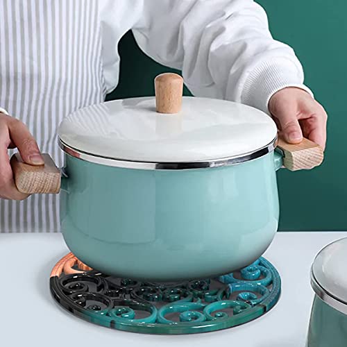 Large Coaster Molds, 3 PCS Silicone Molds for Resin Casting, Mandala Coaster Resin Molds Set, Round Coaster Epoxy Molds for Making Carved Hollow Cups ZMCHE