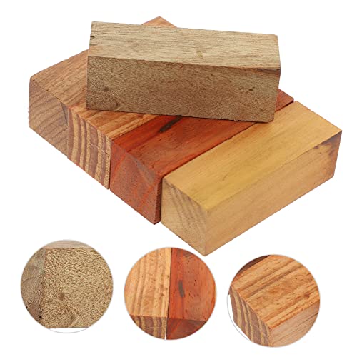 Ciieeo 5pcs Carved Wood Unfinished Wood Whittling Blocks Hobby Kits for Adults Wood Carving Whittling Whittling kit Blank Scrapbook Wooden Stamps for Ciieeo
