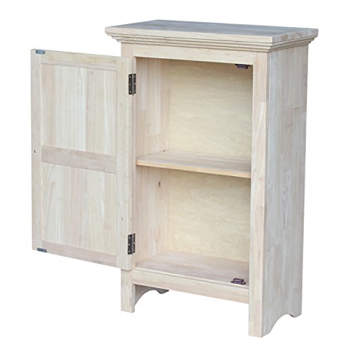 IC International Concepts Single Jelly Cabinet, 36-Inch, Unfinished IC International Concepts