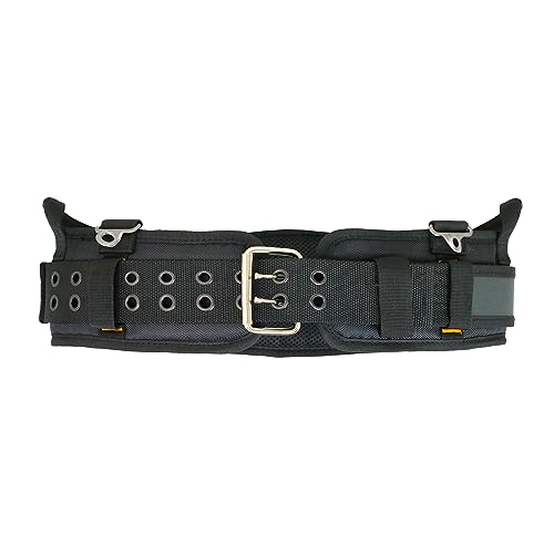 WOLF WTH2110 Heavy-Duty Ballistic Padded Tool Work Belt | Compatible w/Pouches, Holsters & 4-Point Suspenders | Body Waist Comfort Lightweight WOLF Industrial Products