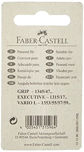 Faber-Castell Zapasowe gumki do olówków automatycznych Grip 3 sztuki Faber-Castell