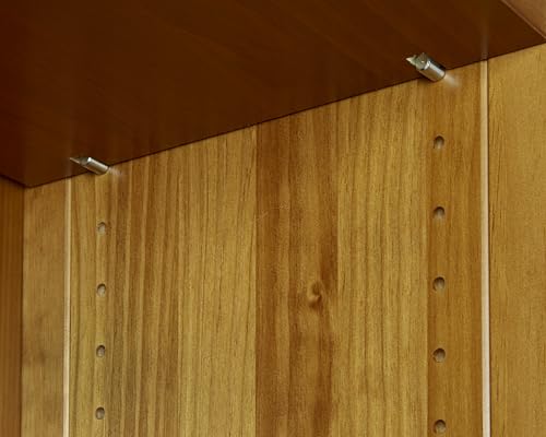 Camaflexi Shaker Style Solid Wood 6-Shelf Bookcase – 72 Inch Tall with Adjustable Shelving Camaflexi