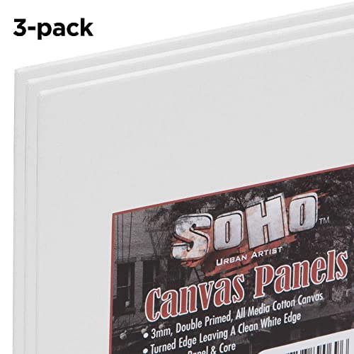 Bob Ross Master Artist Oil Paint Set Bundle with Wood Tabletop Travel Art Easel and Canvas Panels (3pk) - 12x16 (3 Items) Jerry's Artarama