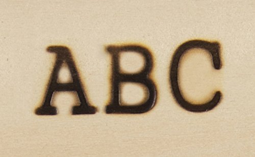 Walnut Hollow HotStamps Uppercase Alphabet Set for Branding and Personalization of Wood, Leather, and Other Surfaces Walnut Hollow