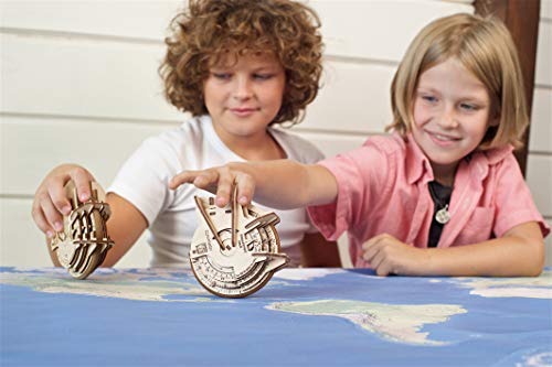 UGEARS STEM Random Generator Model Kit - Creative 3D Wooden Puzzles for Adults, Teens and Children - DIY Mechanical Science Kit for Self Assembly - UGEARS