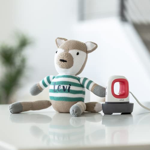 Cricut EasyPress Mini Heat Press for Pressing Small Objects like Shoes, Stuffed Animals, Hats & More, 3 Heat Settings & Precision Tip, Ceramic-Coated Cricut