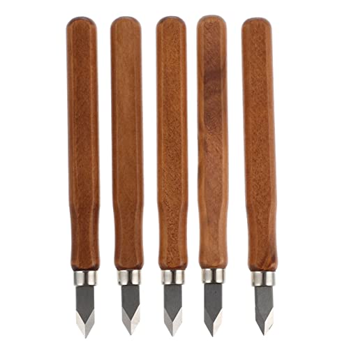 Housoutil 5pcs Woodworking Marking Knife Wood Sculpting Tools Detail Carving Knife Wooden Carving Chisels Carpenter Tools Specialty Tools Woodworking Housoutil