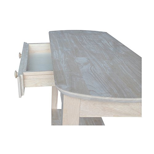 International Concepts Phillips Oval Sofa Table, Unfinished IC International Concepts