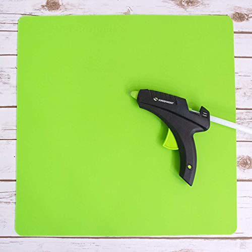 Surebonder Large Silicone Mat with Ruler for Hot Glue Gun Projects, Flexible & Heat Resistant Surface for Easy Cleanup Or Use for Tracing Projects, Surebonder