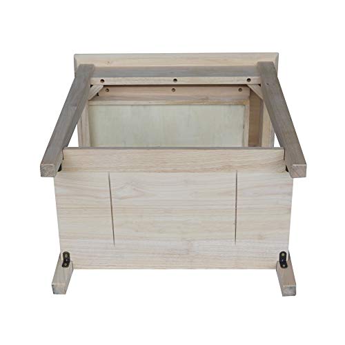 International Concepts Narrow End Table, Unfinished IC International Concepts