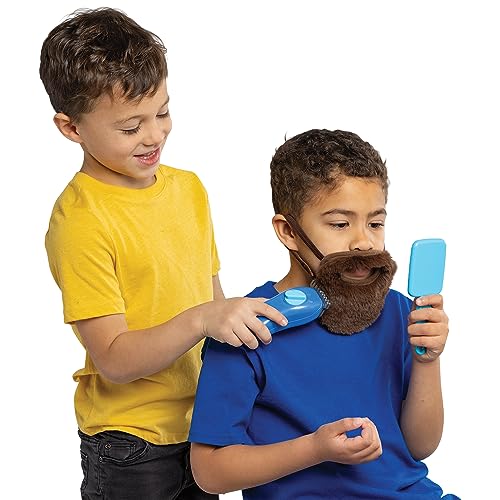 Melissa & Doug Barber Shop Pretend Play Set Shaving Toy for Boys and Girls Ages 3+ - Wearable Beard and Shave Accessories for Role Play Melissa & Doug
