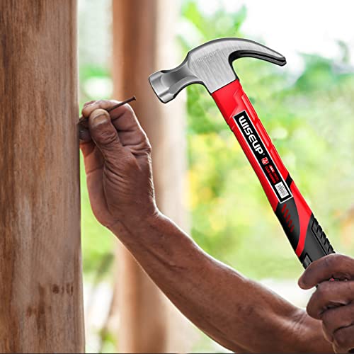 Hammer and nails Set 560pcs Wall Nails & Finish Nails For Hanging Pictures Small Hammer Set 8oz Tape Measure 10ft Basic Woodwork Tool Kit For Home WISEUP