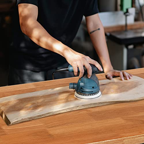 48" Adjustable Work Bench, Rubber Wood Top Heavy-Duty Workbench with Wheels, 2000 LBS Load Capacity Hardwood Worktable, for Garage, Workshop, Home, Polar Aurora