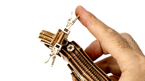 Motocross 3D Wooden Motorcycle Puzzle for Adults - Intricate Model Building Kit WOODEN.CITY