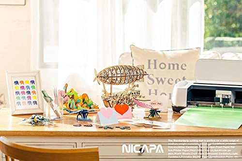 Nicapa Replacement Cutting Mat(12x12 inch)for Cricut Maker /3/Explore 3/Air /2/One (6pack-3xStandardgrip、Lightgrip、Stronggrip、Fabrigrip) NICAPA