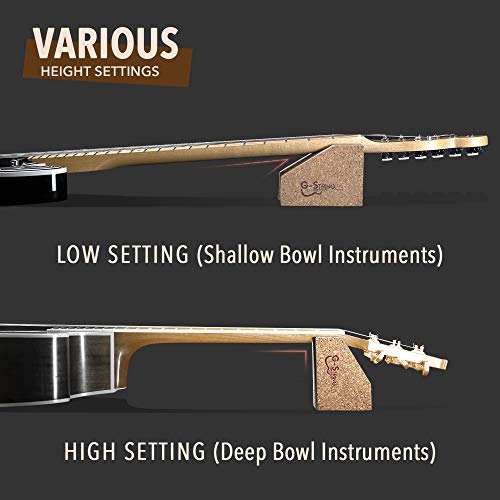 Guitar Neck Rest Cradle + Guitar String Winder Tool and Guitar String Cutter - Guitar Accessories Tool Kit for luthier Repair, Maintenance and G-String Music