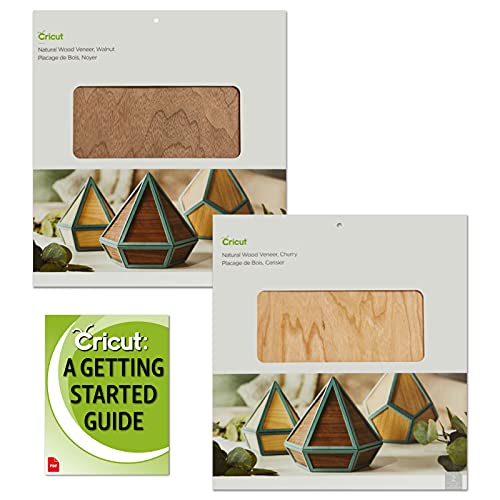 Cricut Natural Wood Veneer | Cherry | 30.5cm x 30.5cm (12 x 12) | 2-Pack  Explore and Maker Machines. Requires Deep-Point Blade, Beige