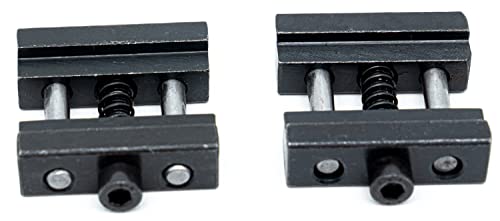 LLDSIMEX 2PCS Set Steel Milling Machine Vise Quick Clamp Work Stop LLDSIMEX