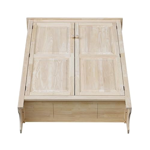 IC International Concepts Double Jelly Cupboard-51 H Cupboard, 51-Inch, Unfinished IC International Concepts