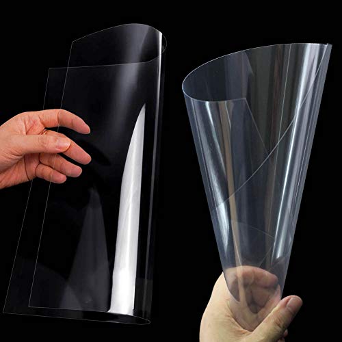 15 Pack 6 Mil Clear Mylar Stencil Sheets, 12" x 24" Blank Stencils, Reusable Template Material, Make Your Own Stencil Compatible Vinyl Cutting EGOSKY