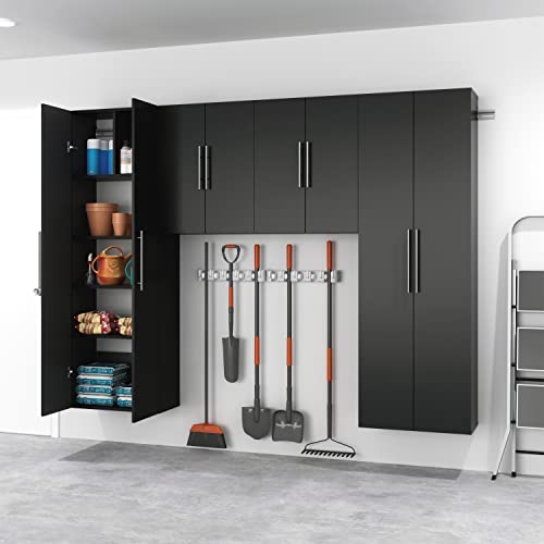 HangUps Upper Storage Cabinet, 24", Black Prepac