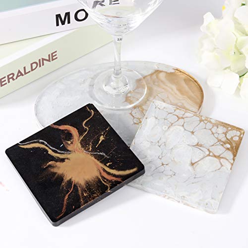 LET'S RESIN Metallic Pigment Powder, 5 Colors Fine Resin Pigment Powder, Each Bottle 20ml Resin Color Pigment for Epoxy Resin Coloring, Polymer Clay LET'S RESIN