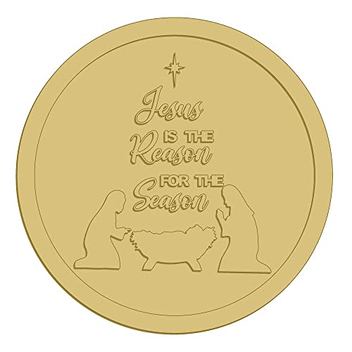 3D Jesus is The Reason Cutout Unfinished Wood Christmas Décor Holiday MDF Shape Canvas Style 1 Art 1 (12") Diverse Woodworking