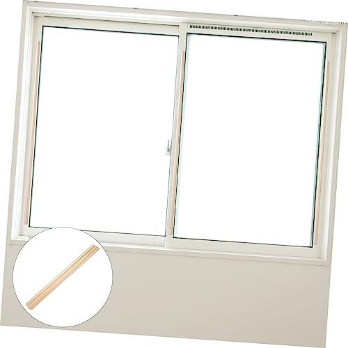 SEWOART 10pcs Triangular Wooden Strip Window Frame Decor Edge Trim Wood Trim Window Screen Extra Sticks Unfinished Wooden Strips Wooden Molding Trim SEWOART