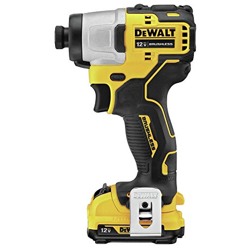 DEWALT XTREME 12V MAX* Impact Driver Kit, 1/4-Inch (DCF801F2) DEWALT