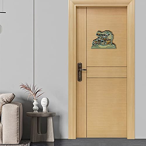 3D Wooden Crocodile Wall Sculpture by CmayAlgc – Rustic Animal Craft for Home and Office Decoration CmayAlgc