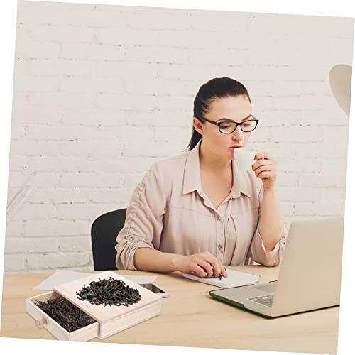 Gadpiparty Box Tea Box Gift Box Tea Holder Multi-Functional Tea Bag Desk Topper Photo Storage Tea Storage Desk Top Organizer Shelf Tablescape Decor Gadpiparty